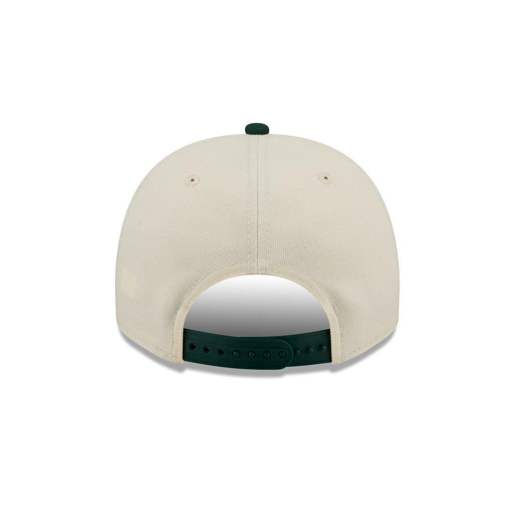 Athletics Three Hit Chrome White 9FIFTY A-Frame Snapback Hat