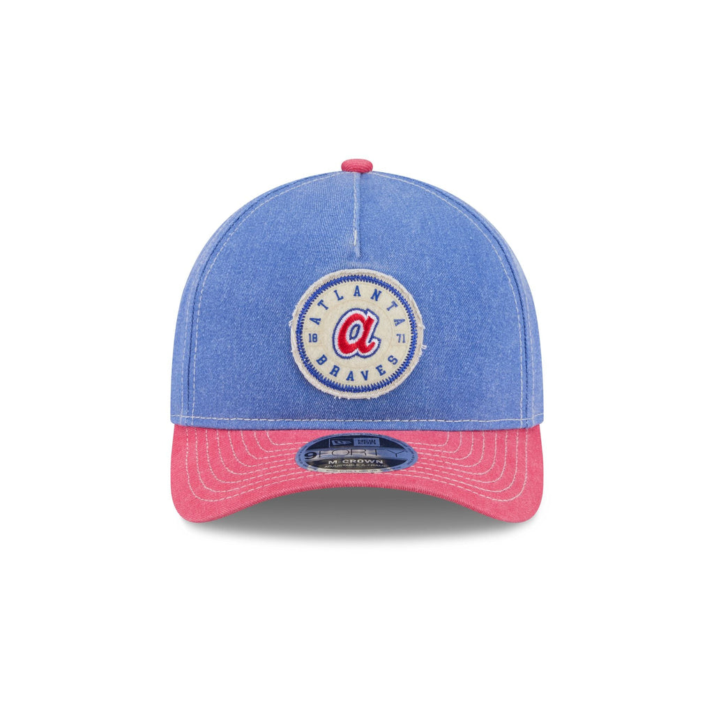Atlanta Braves Felt 9FORTY M-Crown A-Frame Snapback Hat