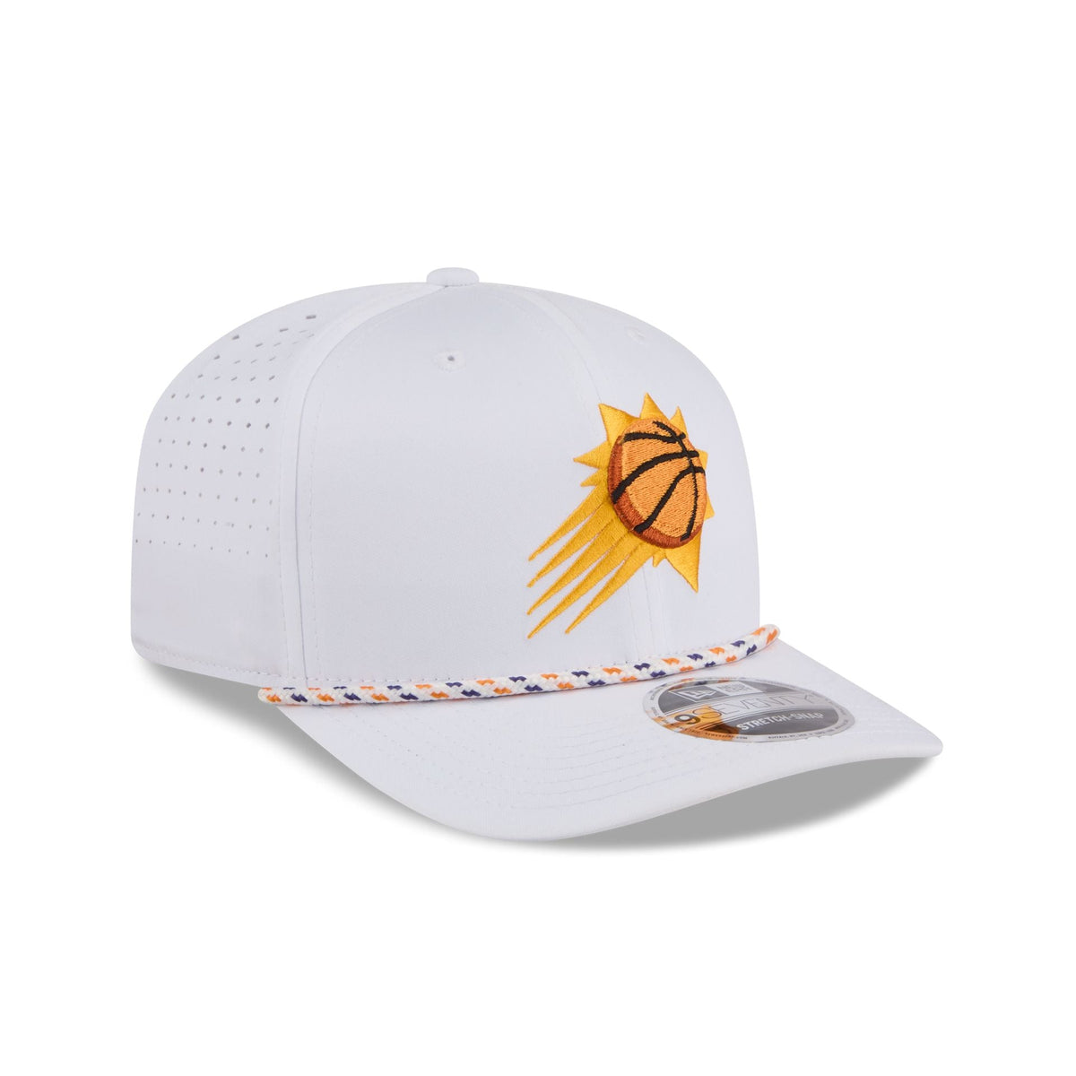 Phoenix Suns Optic White Performance Rope 9SEVENTY Stretch-Snap Hat