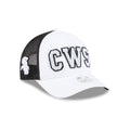 Chicago White Sox Optic White Felt Logo Women's 9FORTY M-Crown A-Frame Trucker Hat