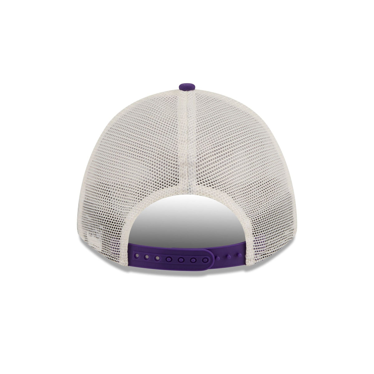 Los Angeles Lakers Retro Chrome Women's White 9FORTY M-Crown A-Frame Trucker Hat