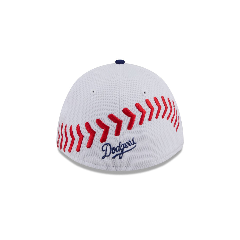 Los Angeles Dodgers Baseball Stitch Kids 39THIRTY M-Crown Stretch Fit Hat