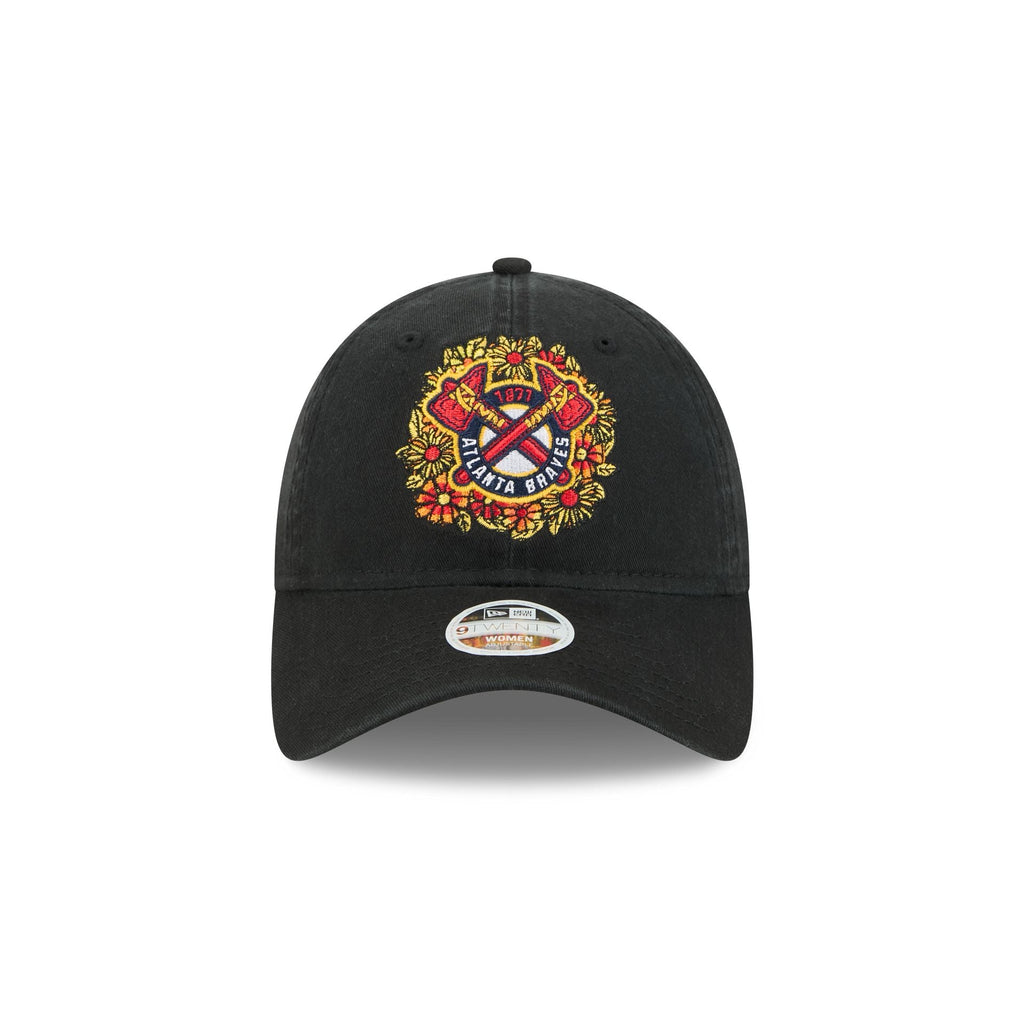 Atlanta Braves Day of the Dead Floral 9TWENTY Adjustable Hat