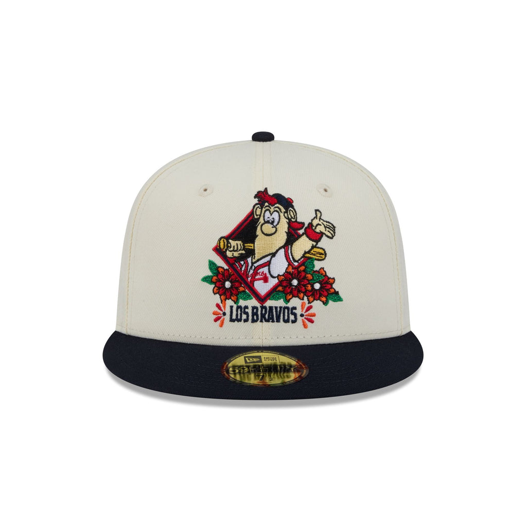 Atlanta Braves Day of the Dead Sugar Skull Mascot 59FIFTY Fitted Hat