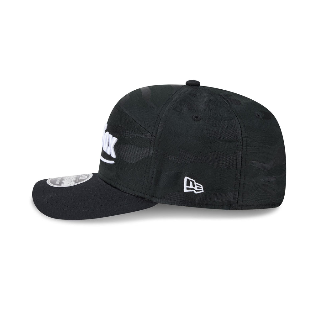 Boston Red Sox Black Camo Split Panel 9SEVENTY Stretch-Snap Hat