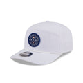 Houston Astros Circle Logo White Split Panel 9SEVENTY Stretch-Snap Hat