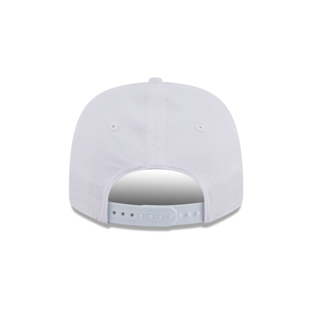 Houston Astros Circle Logo White Split Panel 9SEVENTY Stretch-Snap Hat