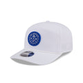 Los Angeles Dodgers Circle Logo White Split Panel 9SEVENTY Stretch-Snap Hat