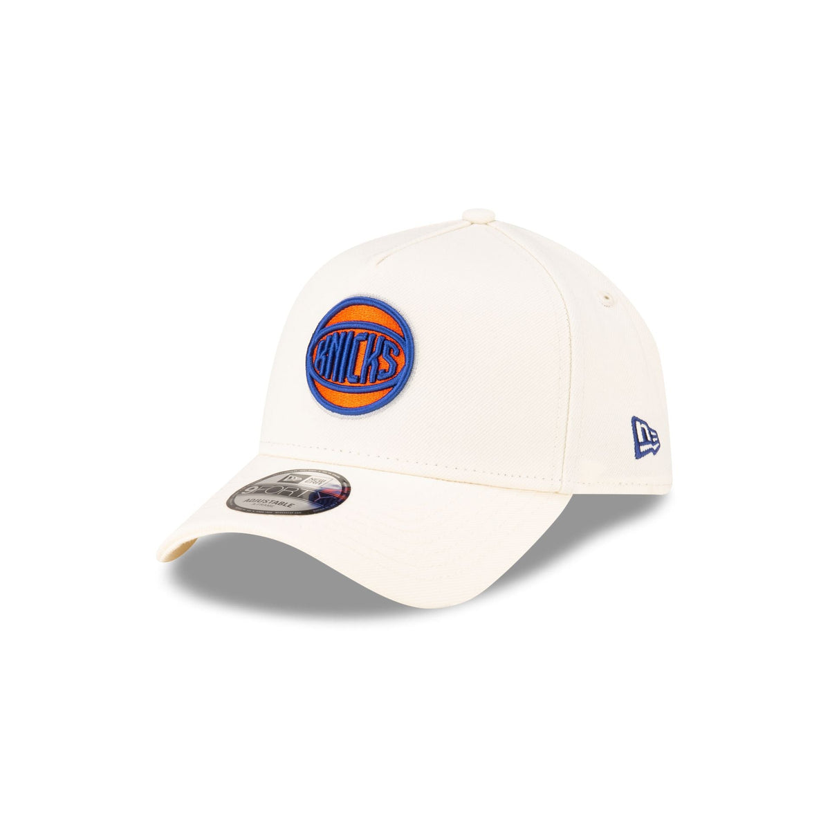 Malbon x New York Knicks Chrome White 9FORTY A-Frame Snapback Hat