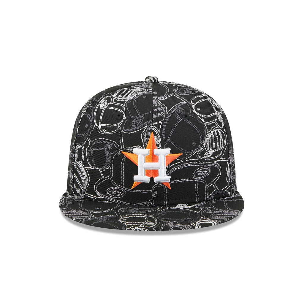 Houston Astros Cap Scramble 59FIFTY Fitted Hat