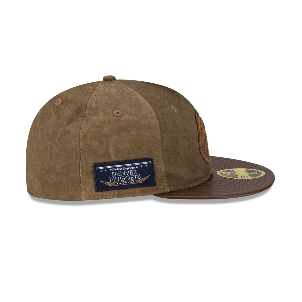 Denver Nuggets Utility Linen Retro Crown 59FIFTY Fitted Hat