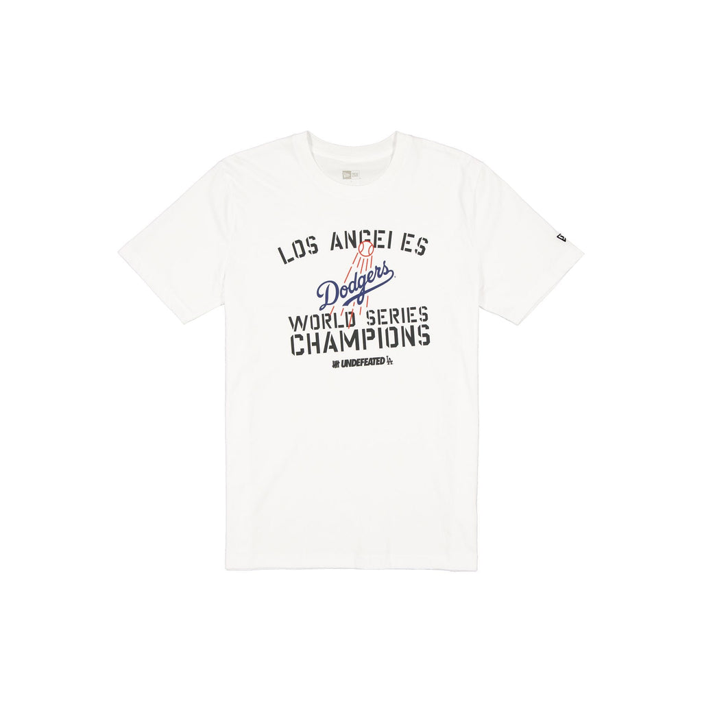 Undefeated x Los Angeles Dodgers 2024 World Series Champions White T-Shirt