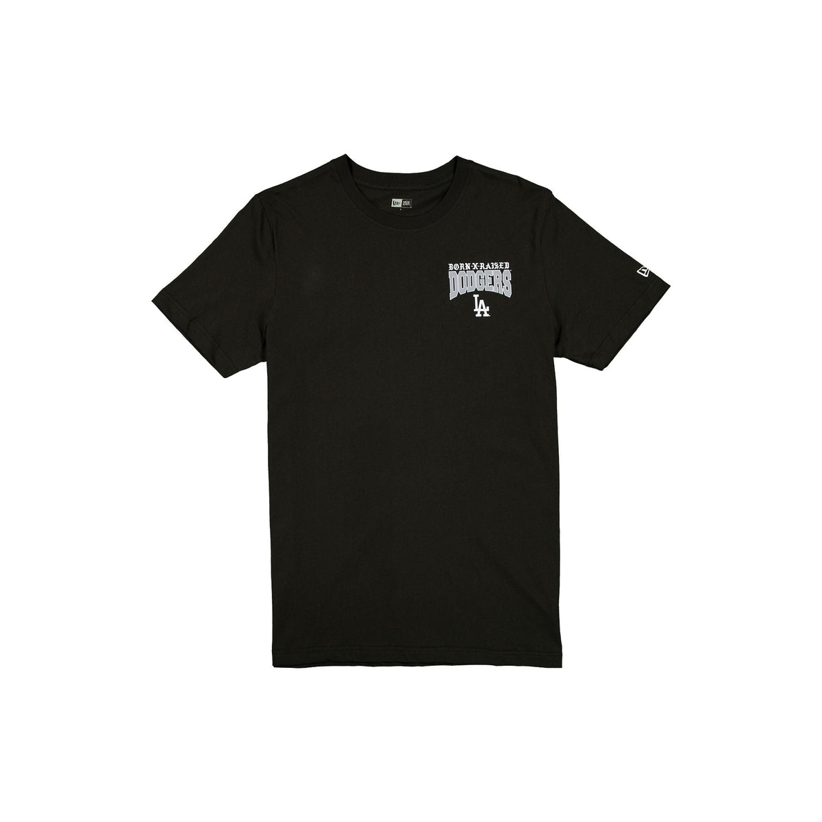 Born x Raised x Los Angeles Dodgers Bleeds Blue Black T-Shirt