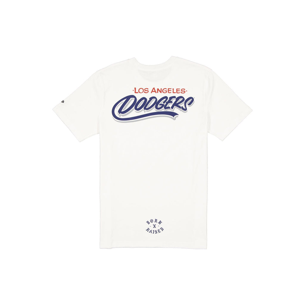 Born x Raised x Los Angeles Dodgers Basic White T-Shirt