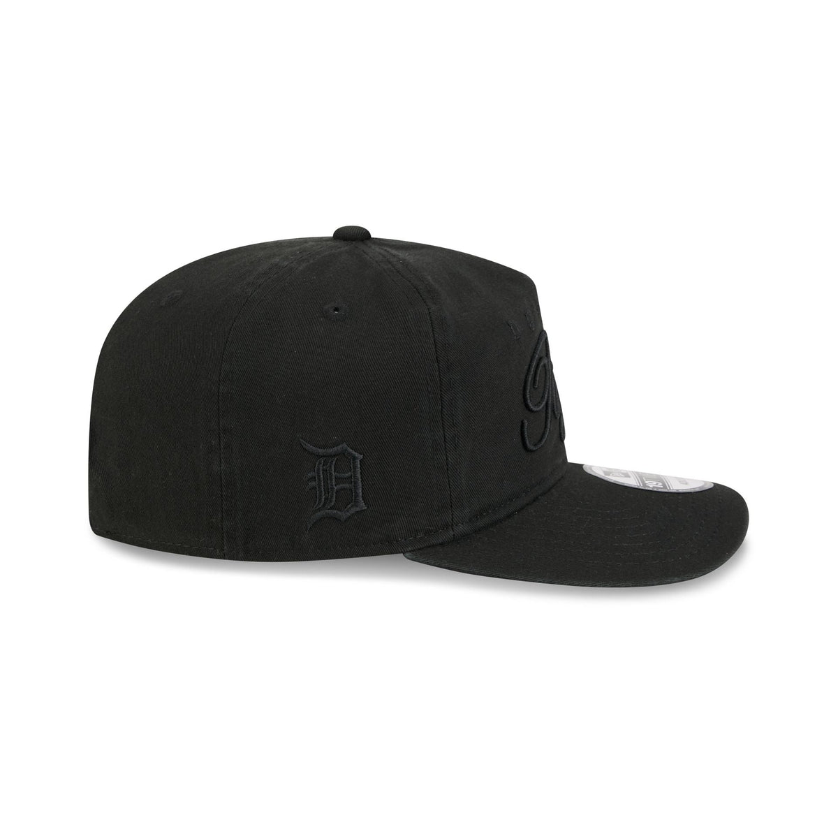 Detroit Tigers All Black Scripted 19TWENTY Adjustable Hat