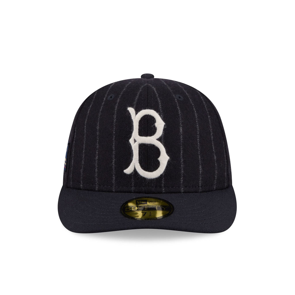 Brooklyn Dodgers Pinstripe Merino & Cashmere Moon 59FIFTY Fitted Hat
