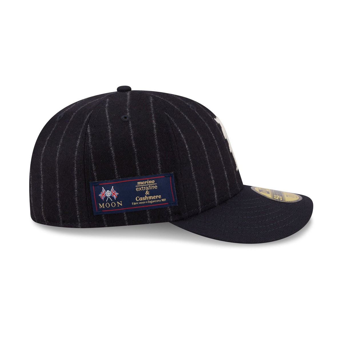 Philadelphia Phillies Pinstripe Merino & Cashmere Moon 59FIFTY Fitted Hat