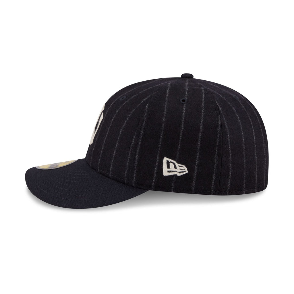 New York Yankees Pinstripe Merino & Cashmere Moon 59FIFTY Fitted Hat