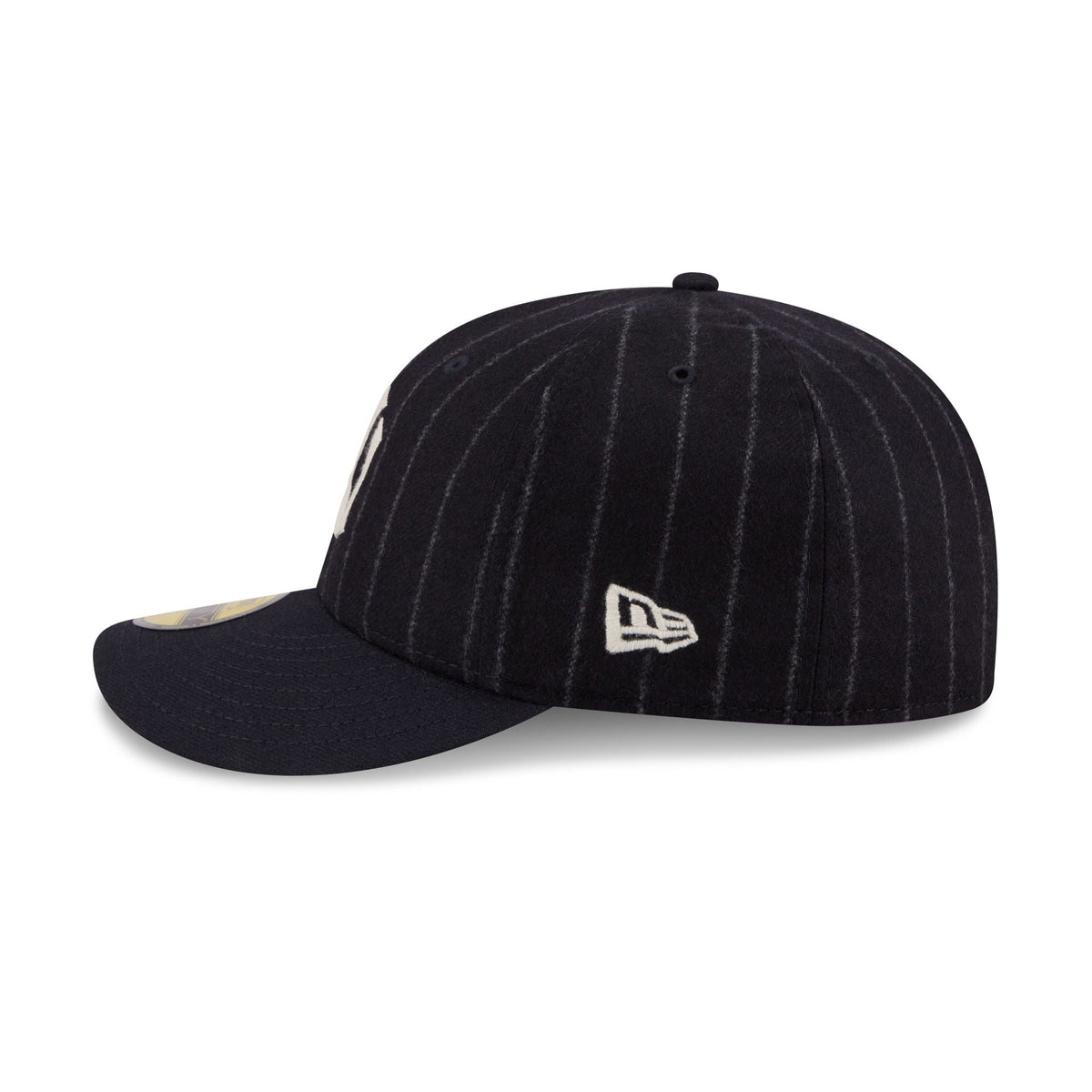 New York Yankees Pinstripe Merino & Cashmere Moon 59FIFTY Fitted Hat