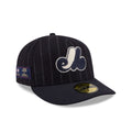 Montreal Expos Pinstripe Merino & Cashmere Moon 59FIFTY Fitted Hat