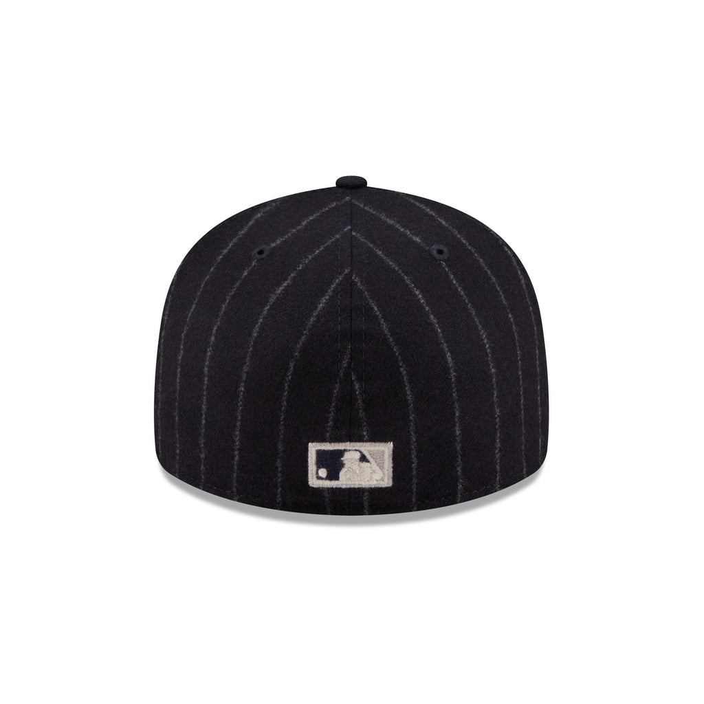 Montreal Expos Pinstripe Merino & Cashmere Moon 59FIFTY Fitted Hat
