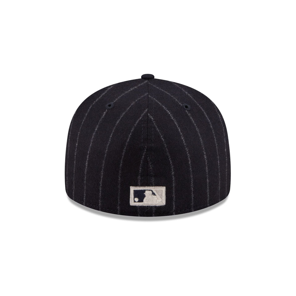 Texas Rangers Pinstripe Merino & Cashmere Moon 59FIFTY Fitted Hat