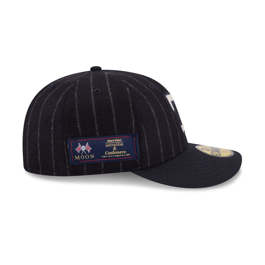 Texas Rangers Pinstripe Merino & Cashmere Moon 59FIFTY Fitted Hat