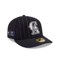 Los Angeles Angels Pinstripe Merino & Cashmere Moon 59FIFTY Fitted Hat