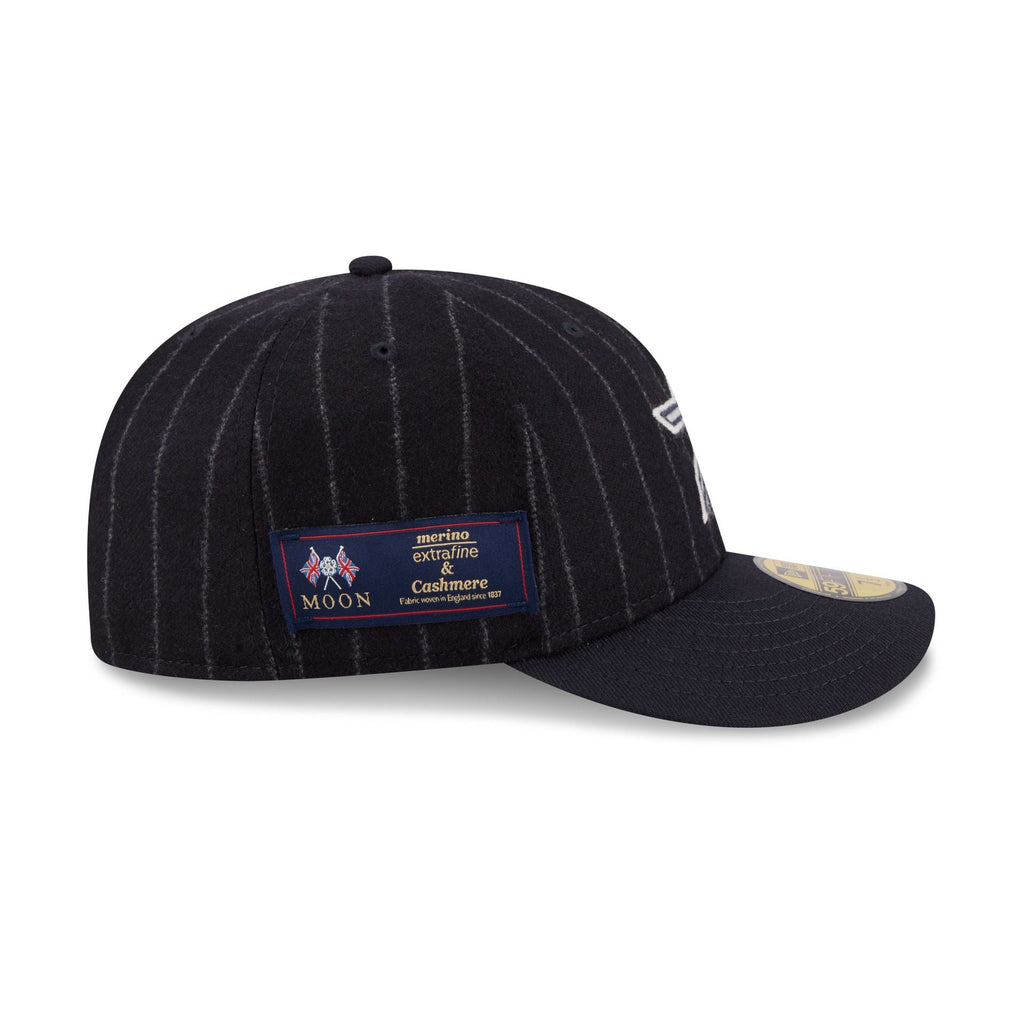 Houston Astros Pinstripe Merino & Cashmere Moon 59FIFTY Fitted Hat