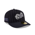 Chicago Cubs Pinstripe Merino & Cashmere Moon 59FIFTY Fitted Hat