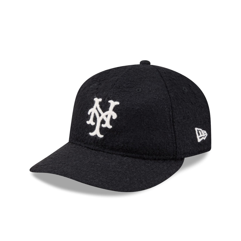 New York Mets Navy Merino & Cashmere Moon Retro Crown 9FIFTY Adjustable Hat