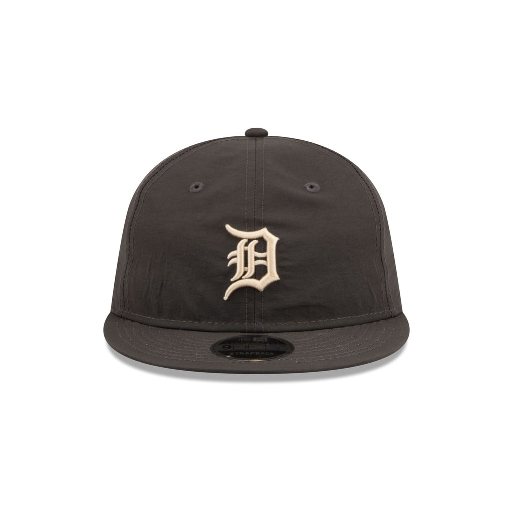 Detroit Tigers Three Looms Nylon Black Retro Crown 9FIFTY Adjustable Hat
