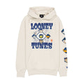 New York Mets Looney Tunes Diamond Chrome White Hoodie