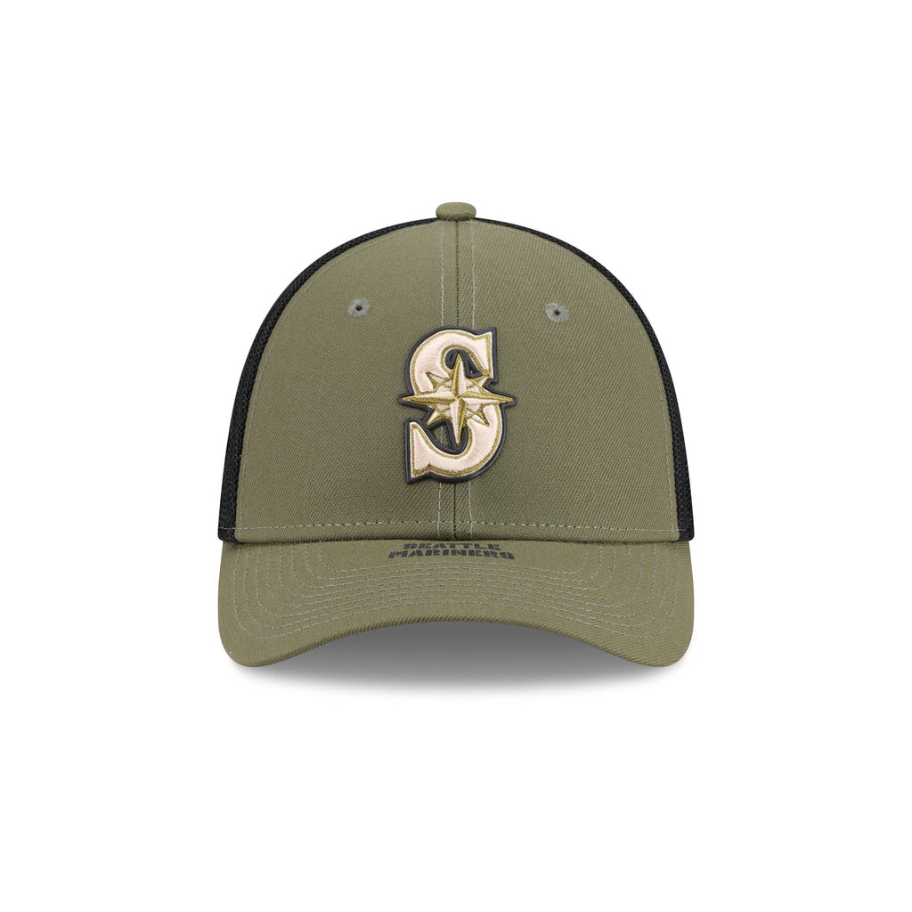 Seattle Mariners Armed Forces Day 2026 39THIRTY M-Crown Stretch Fit Hat