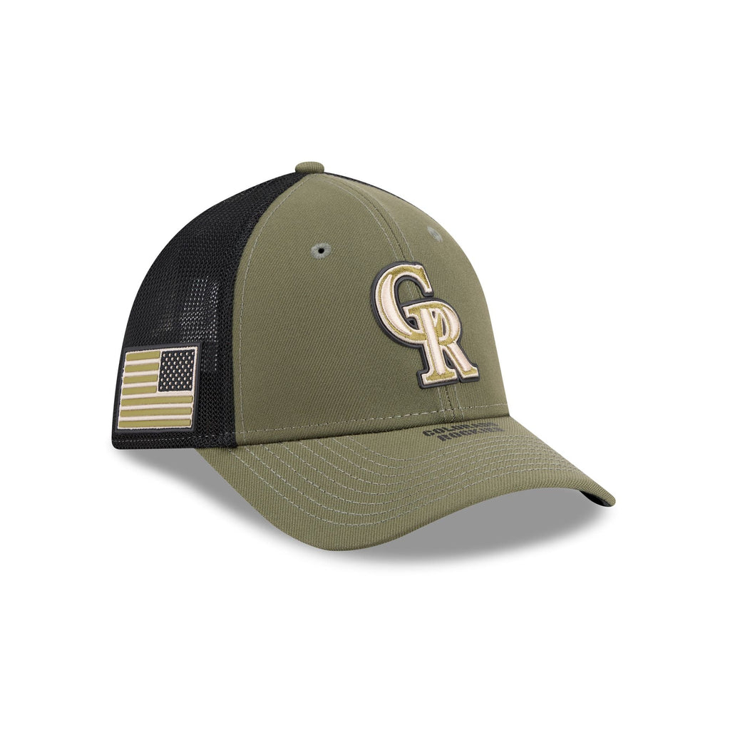 Colorado Rockies Armed Forces Day 2026 39THIRTY M-Crown Stretch Fit Hat