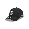Seattle Mariners Black 9FORTY APEX Snapback Hat