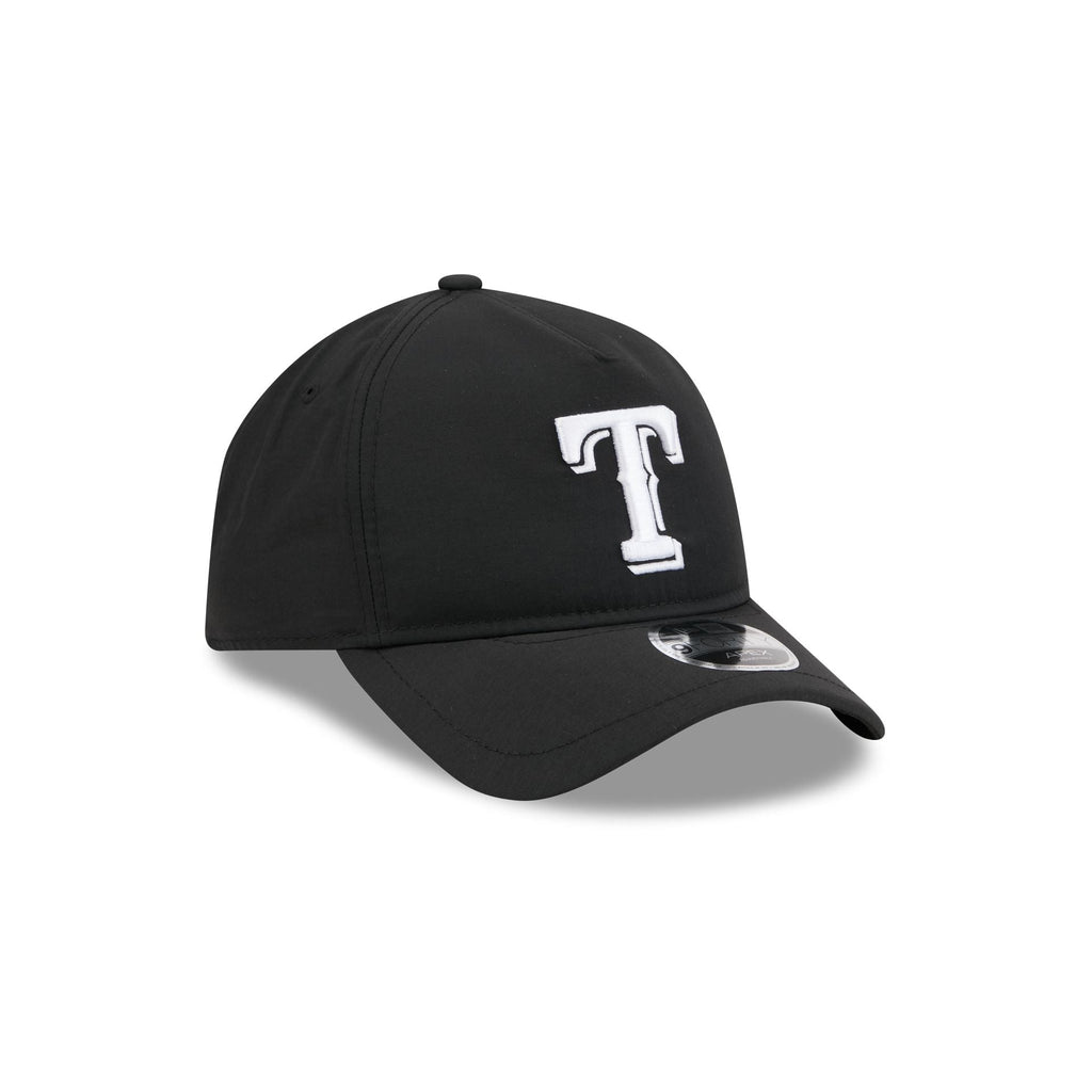 Texas Rangers Black 9FORTY APEX Snapback Hat