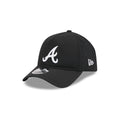 Atlanta Braves Black 9FORTY APEX Snapback Hat