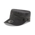 New York Yankees Pigment Dye Black Military Cap