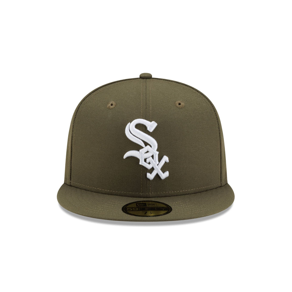 Chicago White Sox Basic Olive Green 59FIFTY Fitted Hat