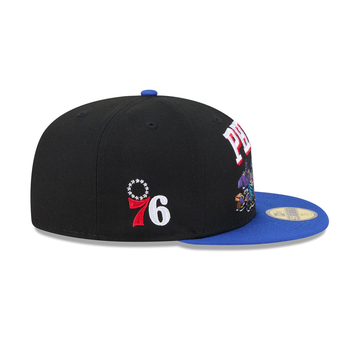 Space Jam x Philadelphia 76ers Monstars Black 59FIFTY Fitted Hat