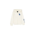Los Angeles Dodgers Girls Chrome White Full-Zip Hoodie