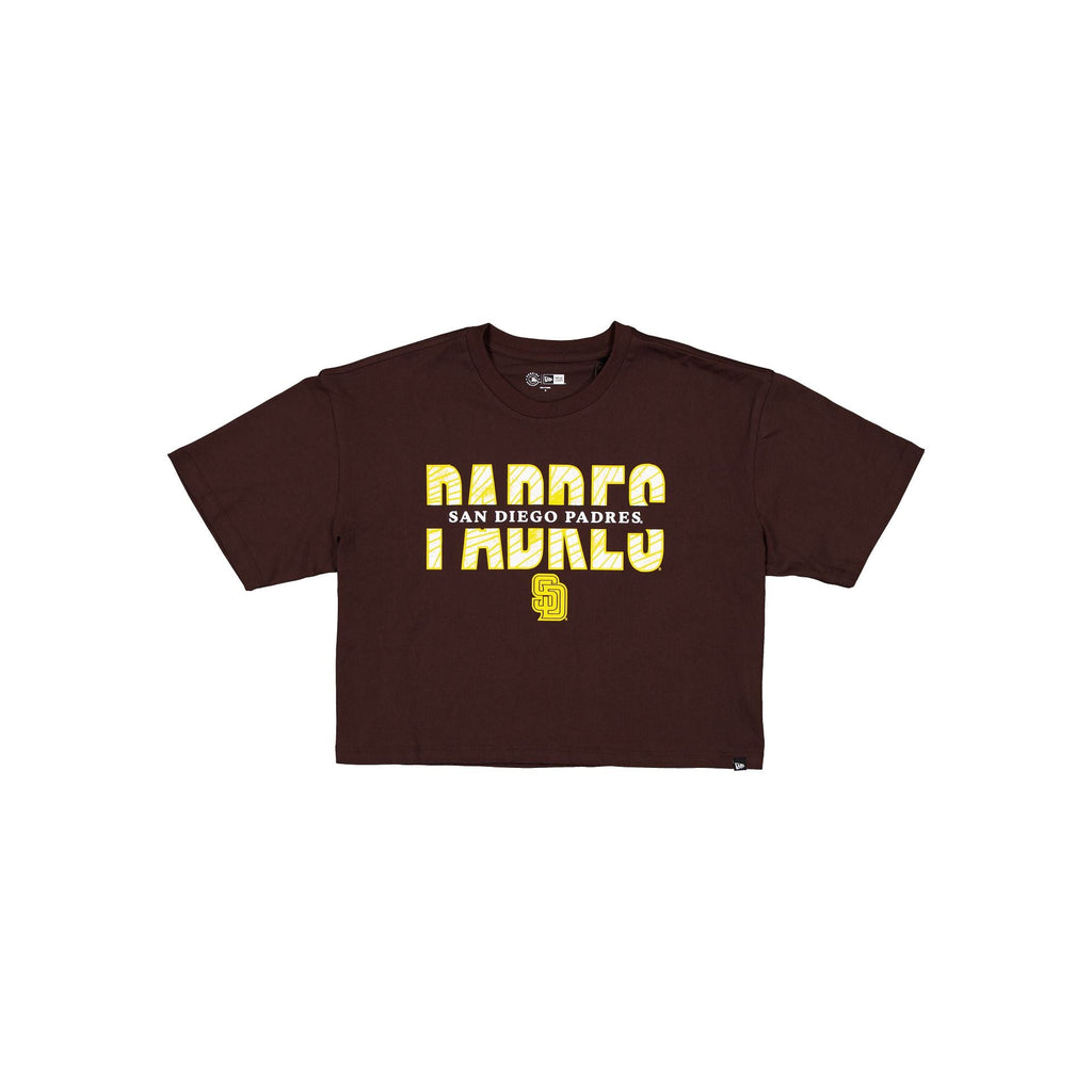 San Diego Padres Women's Cropped Split T-Shirt