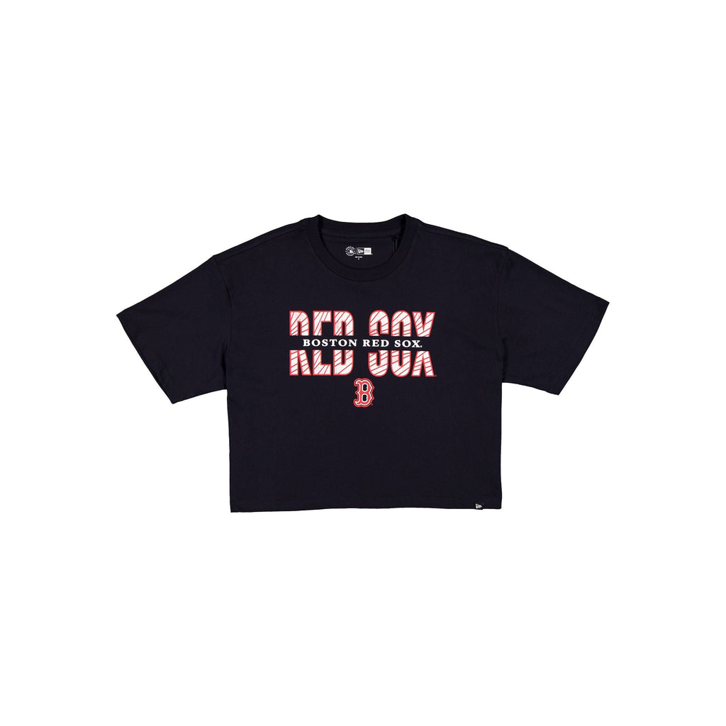 Boston Red Sox Women's Cropped Split T-Shirt