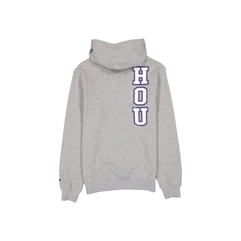 Houston Astros Heather Gray Varsity Hoodie