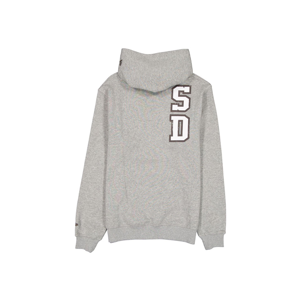 San Diego Padres Heather Gray Varsity Hoodie