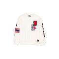 Boston Red Sox Women's Chrome White Varsity Crewneck