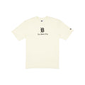 Detroit Tigers Gothic Lettering Chrome White T-Shirt