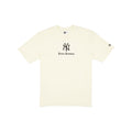 New York Yankees Gothic Lettering Chrome White T-Shirt