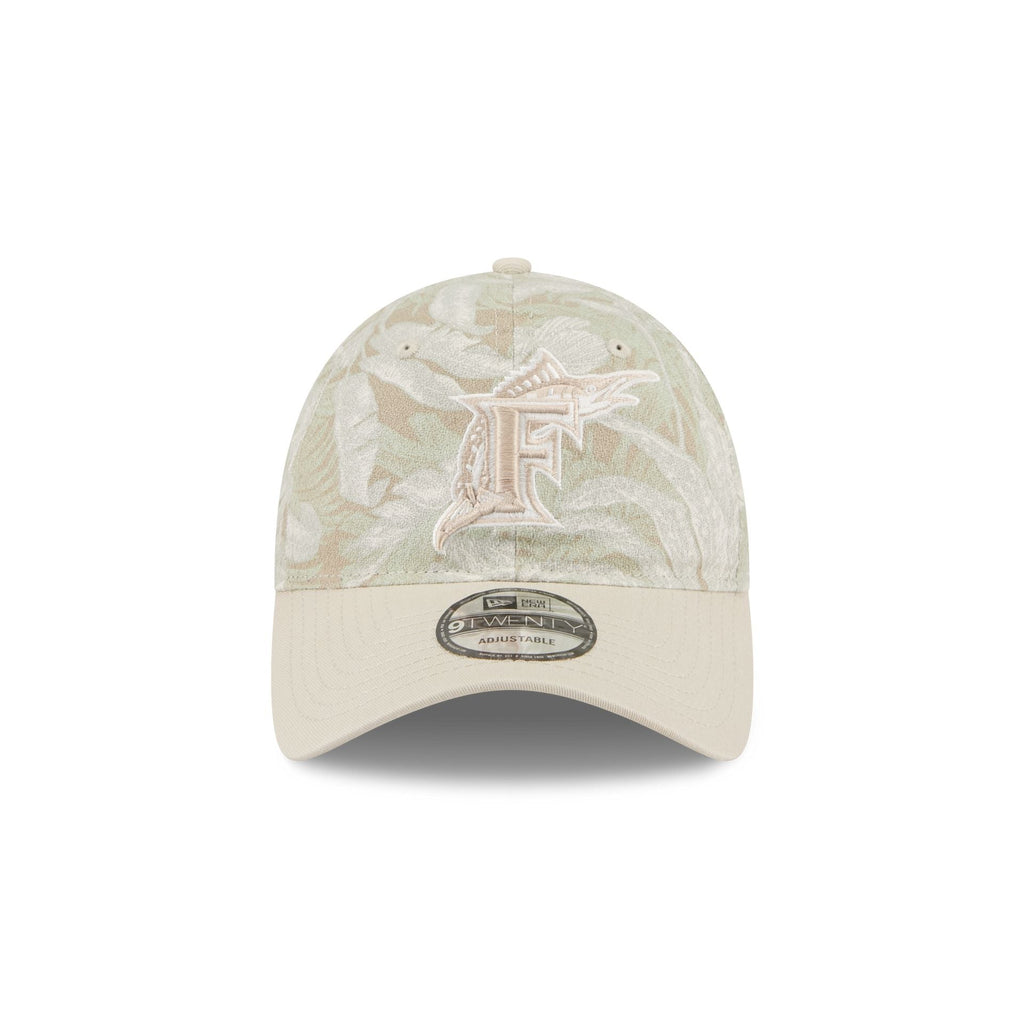 Miami Marlins Three Looms Leafy Palm 9TWENTY Adjustable Hat